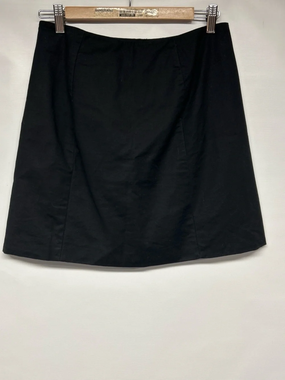 Michael Kors Black Double-Button Mini Skirt